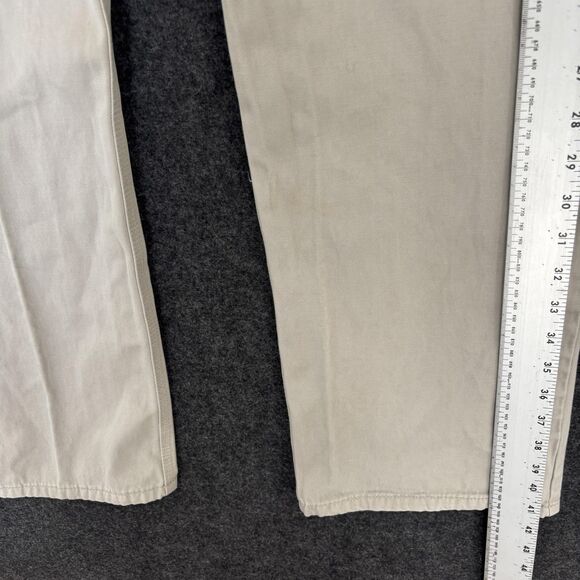 Mountain Khakis Pants Mens 38x32 Khaki Cotton Canvas Chino Workwear 5-Pocket - Picture 7 of 14